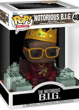 Funko POP! Deluxe: The Notorious B.I.G. - Biggie | Official Merch - Collectable Vinyl Figurine for Shelf Display - Birthday Gift Idea for Fans and Collectors
