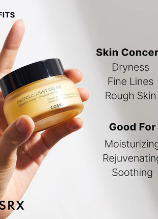 COSRX Propolis Cream 65ml Moisturizing Honey Hydrating Nourishing Cream for Dry Skin Korean Cosmetics Cosrx Skin Nutrition
