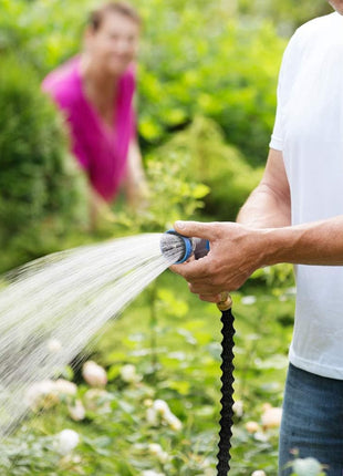 INNAV8 Garden Hose Nozzle Heavy Duty - Features 10 Spray Patterns, THUMB CONTROL On Off Valve Hose Sprayer Nozzle for Easy Water Control - Outdoor Water Hose Nozzle Head Attachment