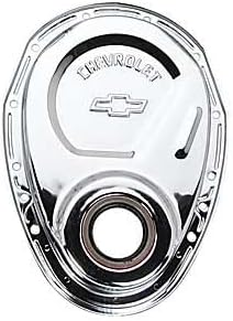 Proform 141-103 SBC Chrome Bowtie Valve Cover - Tall with Baffle