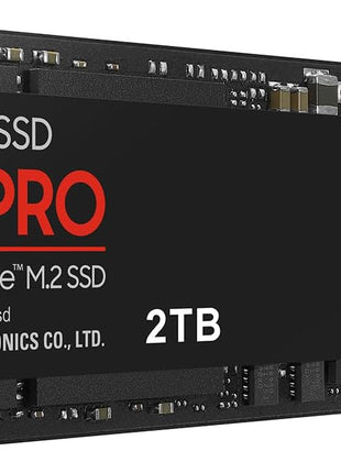 Samsung 990 PRO SSD 2TB NVMe M.2 PCIe Gen4, M.2 2280 Internal Solid State Hard Drive, Seq. Read Speeds Up to 7,450 MB/s for High End Computing, Gaming, and Heavy Duty Workstations, MZ-V9P2T0B/AM