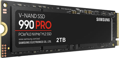 Samsung 990 PRO SSD 2TB NVMe M.2 PCIe Gen4, M.2 2280 Internal Solid State Hard Drive, Seq. Read Speeds Up to 7,450 MB/s for High End Computing, Gaming, and Heavy Duty Workstations, MZ-V9P2T0B/AM