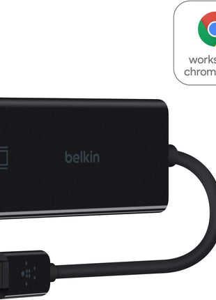 Belkin USB-C to HDMI Adapter, Chromebook Certified - 4K @ 60Hz Video Output, HDMI to USB-C Converter, USB Type-C to HDMI Adapter for MacBook, iPad Pro, and Other USB-C Devices - Black
