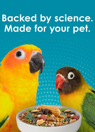 Kaytee Forti-Diet Pro Health Nourish+Protect Conure & Lovebird Food, Comprehensive Nutrition Backed by Science, Digestive Health, Immune Support, 4 pounds