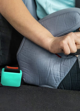 Morlike Silicone Buckle Holder Booster - Fits Most, Not All (Light Blue, 2 Pack)