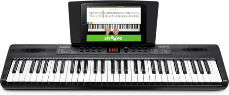Alesis Melody 61 MK4 61-Key Piano Keyboard | Portable, 300 Voices, Split/Layer Modes, Includes Lessons, for Beginners