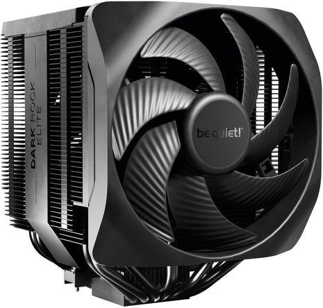 be quiet! Dark Rock Elite Air CPU Cooler | 2X Silent Wings 135mm PWM Fans | Speed Switch with 2 Modes | High-Performance Heat Pipes | Front Fan Rail System | Enhanced RAM Compatibility | BK037
