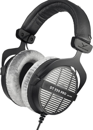 beyerdynamic DT 990 Pro 250 ohm Over Ear Studio Headphones For Mixing, Mastering, and Editing