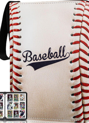 Baseball Card Binder,2025-2026 Sports Trading Card with Sleeves Holder Album,990 Pockets Baseball Card Holder Sheets Display Storage Protectors for Collectors Boys and Girls Gift