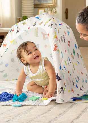 LOVEVERY, Play Space Cover (First Words), Limited Edition for Play Gym, Cozy Hideaway and Toddler Fort