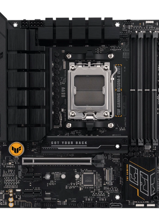 ASUS TUF Gaming B650M-E WIFI AMD B650 AM5 DDR5 6400 2xDP HDMI Dual M2 USB3.2 AX WiFi + BT AURA RGB 2.5Gbit LAN up to mATX 128GB ram support, ASUS TUF PROTECTION, Armoury Crate