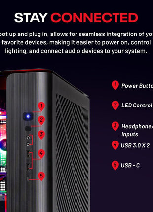 Skytech Gaming King 95 Gaming PC, AMD Ryzen 7 9800X3D 4.7GHz, NVIDIA RTX 5080 16GB VRAM, 2TB Gen4 NVMe SSD, 32GB DDR5 RAM 6000, 850W Gold ATX 3 PSU, 360 ARGB AIO, WI-FI 5, Windows 11, Desktop