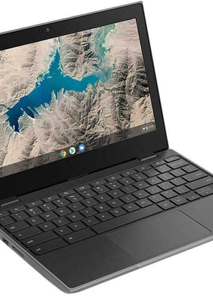 Lenovo 100E Chromebook 2ND Gen 81QB000AUS Laptop Computer, 11.6 inch HD (1366 X 768) Display, MediaTek MT8173C Processor, 4GB RAM, 16GB eMMC TLC SSD, Powervr GX6250, Chrome OS, Black (Renewed)