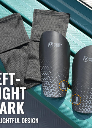 Northdeer Soccer Shin Guards for Kids Adults | Sleeves with Optimized Insert Pocket Protective Soccer for Boys Girls Men