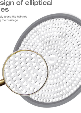 LEKEYE Shower Drain Hair Catcher/Strainer/Stainless Steel and Silicone