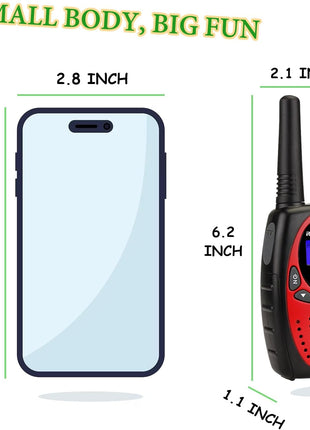 Retevis RT628 Walkie Talkies for Kids,Toys Gifts for 6-12 Years Old Boys Girls,Long Range 2 Way Radio 22CH VOX,Birthday Gift,Family Walkie Talkie for Camping Hiking Indoor Outdoor
