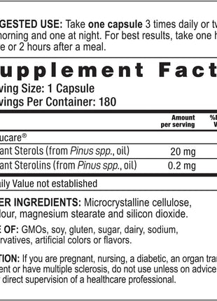 Moducare Immune Support - Plant Sterols & Sterolins for Immune System Modulation - Optimal Health Support* - Non-GMO, Gluten-Free & Dairy-Free - 180 Vegetarian Capsules (180 Servings)