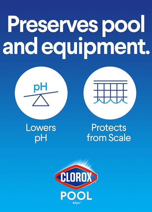 Clorox® Pool&SpaTM Swimming Pool pH Down, Lowers pH, Protects Against Eye and Skin Irritation, 5LB (Pack of 1)
