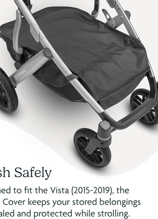 UPPAbaby Basket Cover for Vista (2015-2019) Stroller/Protects and Conceals Belongings/Easy Attachment and Access/Water-Resistant Material