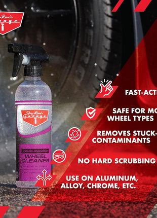 Jay Leno's Garage Wheel Cleaner Spray – Brake Cleaner and Heavy Duty Brake Dust Remover that Works as a Rim Cleaner, Leaving Wheels, Rims, Brake Pads & Rotors Spotless for a Showroom-Quality Finish