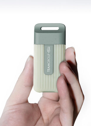 TEAMGROUP PD20 ECO 2TB Portable External Solid State Drive SSD Read up to 1000MB/s USB 3.2 Gen2x1 Type-C Waterproof Dustproof IP54 TPSEG4002T0C102