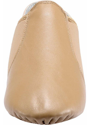Dynadans Leather Upper Slip-on Jazz Shoe for Girls and Boys (Big Kid/Little Kid/Toddler) 3M Little Kid Brown
