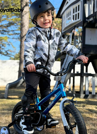 RoyalBaby Freestyle Kids Bike 12 14 16 Inch with Training Wheels, 18 Inch with Kickstand, Bicycle for Ages 3-10 Years Boys Girls