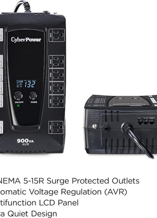 CyberPower AVRG900LCD Intelligent LCD UPS Battery Backup