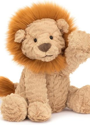 Jellycat Fuddlewuddle Lion Stuffed Animal, Medium 9 inches - Big Cat Plush Toy - Classic Children's Gift