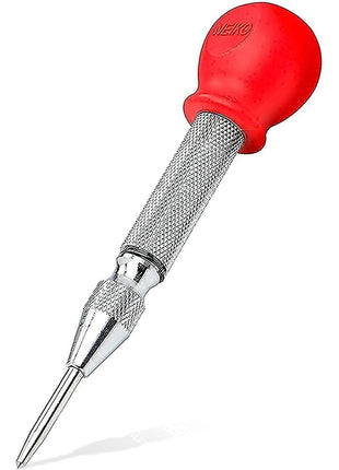 NEIKO 02638A 5-Inch Automatic Center Punch for Metal, Adjustable Impact Spring Loaded Center Punch Tool, Spring Punch, Center Punch Spring Loaded, Auto Center Punch