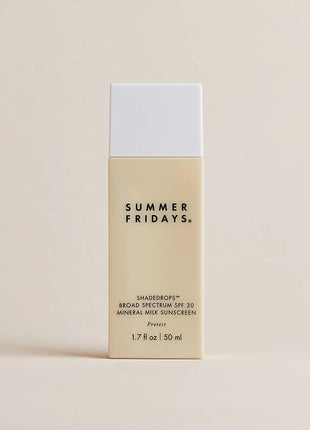 Summer Fridays ShadeDrops Broad Spectrum SPF 30 - Daily Tinted Sunscreen for Face - Lightweight, Hydrating Milky Mineral Sunscreen with Zinc Oxide - Essential Sun Care Gifts (1.7 Fl Oz)