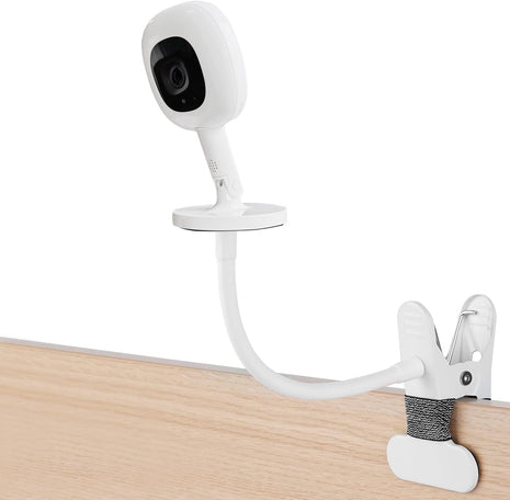 iTODOS Baby Monitor Mount Compatible with Nanit Pro Smart Baby Monitor & Flex Stand Baby Monitor, 8inches Flexible Arm Monitor Mount,Attach Your Baby Cam Wherever You Like-1pack