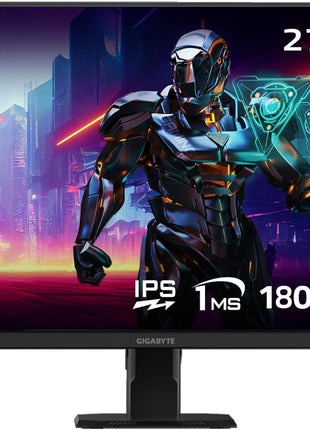 GIGABYTE GS27Q Advanced - 27 inch IPS Gaming Monitor - QHD 2560x1440-180Hz - 1ms MPRT - AMD FreeSync - HDMI, DP - Black (GS27Q A US)