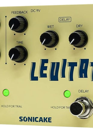 SONICAKE Delay Reverb 2 in 1 Guitar Effects Pedal Digital Levitate
