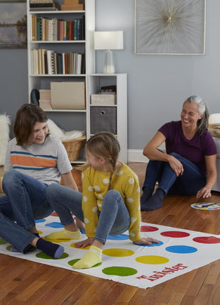 Hasbro Twister Party Classic Board Game for 2 or More Players,Indoor and Outdoor Game for Kids 6 and Up,Packaging May Vary