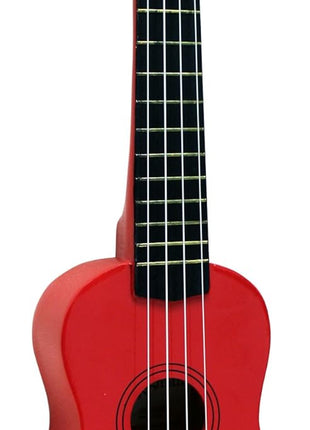 RockJam 21 Inch Soprano Ukulele with Gig Bag, Red | Soprano ukulele with gig bag for kids, adults and beginners, easy to tune with a bright traditional tone
