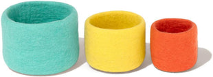 Lovevery, Nesting Felt Baskets (3), Perfect for Your Toddler Starting at 13 Months+