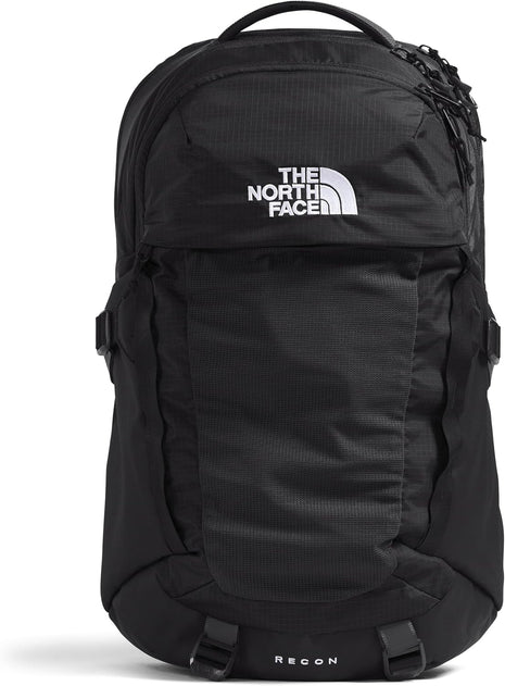 The North Face Recon Everyday Laptop Backpack, Blk/Blk-NPF, One Size | Daypack, Water Repellent, Laptop Sleeve, 2 Water Bottle Pockets