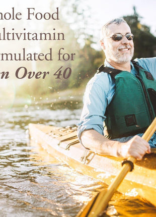 Garden of Life Organics Men 40+ Multivitamin, 60 Tablets | Prostate Support, B12 & Vitamins, Vegan, Daily Whole Food Multivitamin, Non-GMO, Certified Organic