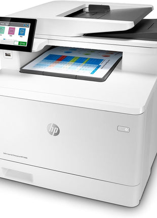 HP Color LaserJet Enterprise M480f Multifunction Duplex Printer, Print, scan, Copy, Fast speeds, Easy Setup, Advanced Security, Best for Small Teams, Ethernet/USB only (3QA55A)