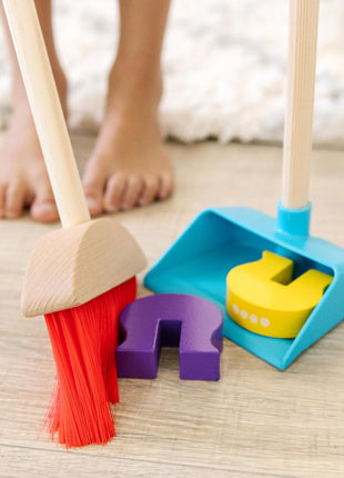 Melissa & Doug Deluxe Sparkle & Shine Cleaning Play Set (11 Pieces) - FSC Certified