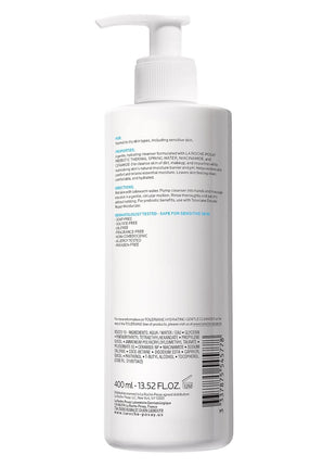 La Roche-Posay Toleriane Hydrating Gentle Facial Cleanser, 13.52oz | Face cleanser with niacinamide & ceramides, safe for sensitive skin. Daily face wash for normal to dry skin, fragrance free.