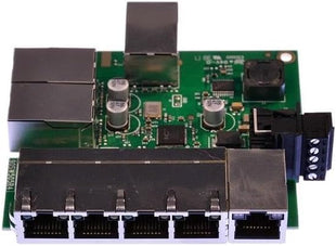 Brainboxes SW-108 Industrial Embeddable 8 Port Ethernet Switch 8 X Fast Ethernet Network Twisted Pair 2 Layer Supported Plug-in