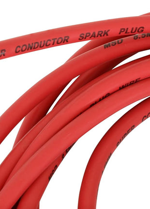 MSD 31659 Super Conductor Spark Plug Wire Set, Socket Dist. Cap