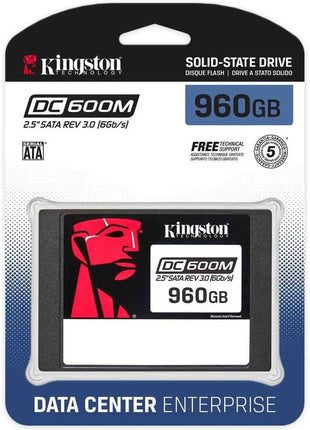 Kingston Enterprise 960G DC600M (Mixed-Use) | 2.5 inch SATA SSD | SEDC600M/960G
