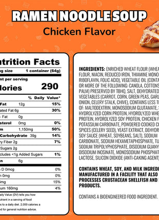 Maruchan Instant Lunch Chicken Flavor, 2.25 Ounce (Pack of 12)