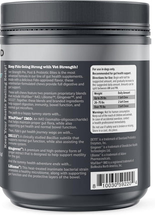 Zesty Paws Vet Strength Probiotics for Dogs, Digestive Health & Gut Flora Support, Dog Supplements, 90 Count (Pack of 2)