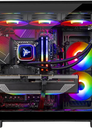 Skytech Gaming King 95 Gaming PC, AMD Ryzen 7 9800X3D 4.7GHz, NVIDIA RTX 5080 16GB VRAM, 4TB Gen4 NVMe SSD, 64GB DDR5 RAM 6000, 850W Gold ATX 3 PSU, 360 ARGB AIO, WI-FI 5, Windows 11, Desktop