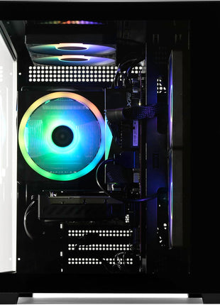 STORMCRAFT Sirius Gaming PC, Intel Core i5 14400F 4.7GHz, RTX 4060 8GB GDDR6, 16GB DDR5 RGB 6000MHz, 1TB NVMe Gen4 SSD,PRO B760M-VC WIFI, Desktop Computer VR & AI Ready, Win 11 Home Pre Built Tower PC