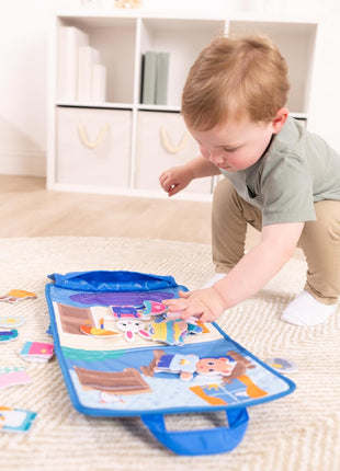 Melissa & Doug® Ms. RachelTM What to Wear Felt Activity Board Take-Along Preschool Learning Toy for Boys and Girls - FSC Certified